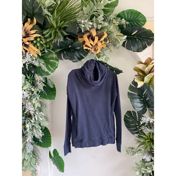 Lululemon Stress Less Hoodie Heathered Naval Blue